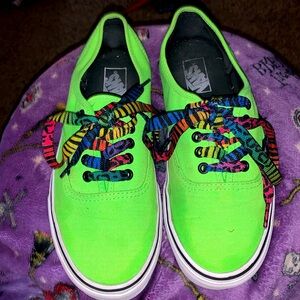 Like green used vans women’s size 10 still in good shape